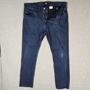 PAIGE Men Jeans 36 Blue Denim Federal Straight 29" Inseam Stretch